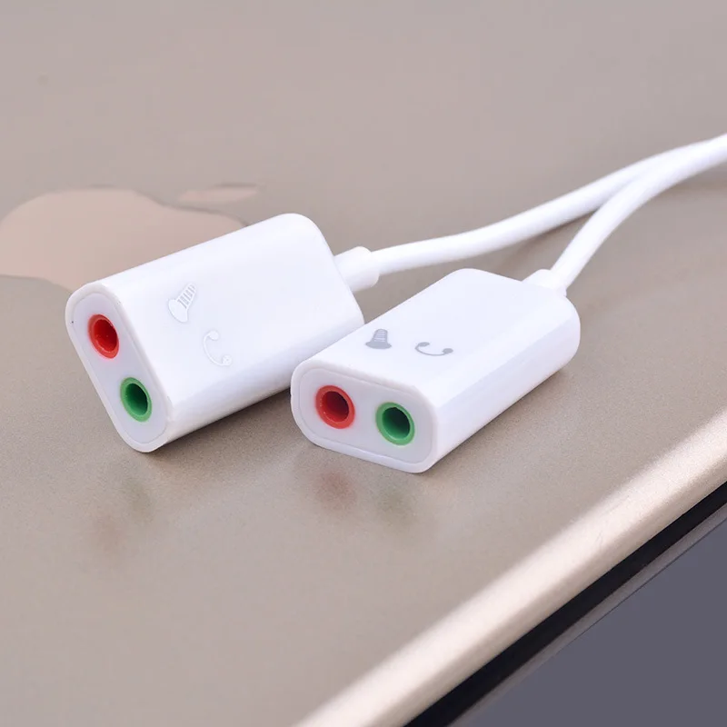 Разветвитель для наушников 2 в 1 с двумя разъемами 3 5 мм|Кабели VGA| |