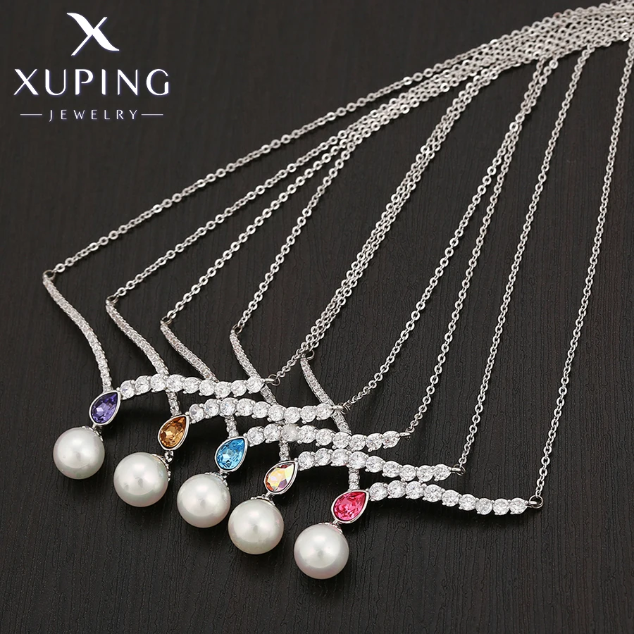 Xuping элегантные ювелирные изделия Новое поступление кристаллы в форме капли воды