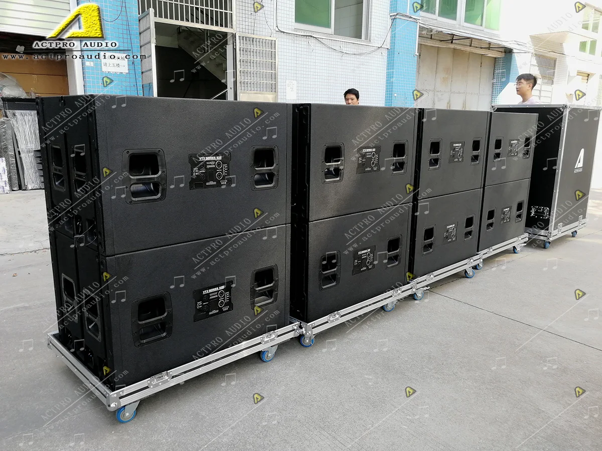 Двойная 15 дюймовая профессиональная сценическая линейная колонка бас|Сабвуферы|