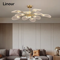 led chandeliers ceiling decor light for living room modern iron pendant lamp for bedroom lighting 90 260v led ceiling lamp