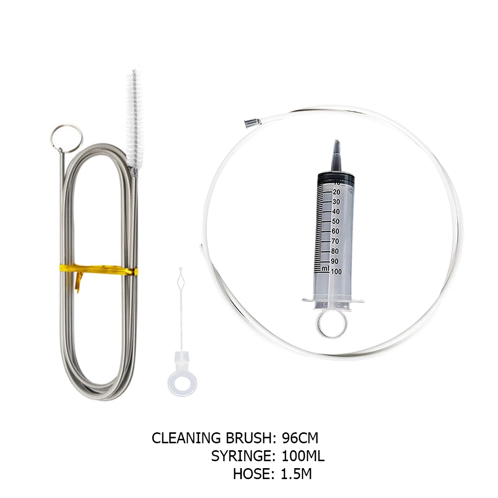 

Refrigerator Drain Cleaning Dredge Tool Drain Hole Kit Wash Brush Suction Syringe Hose Portable Clog Remover Cleaning Tools