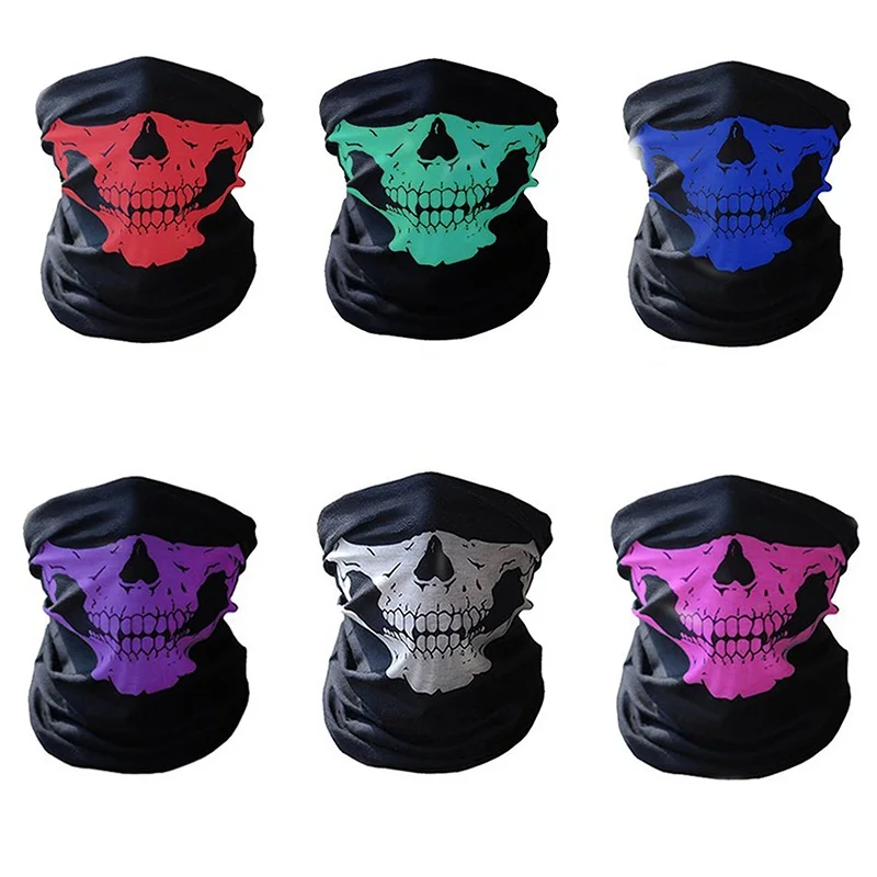 

Cycling Face Mask Scarf Outdoor Sports Warmer Neck Masks Dustproof Windproof Bicycle Mask Head Scarf Multifunction Face Cover