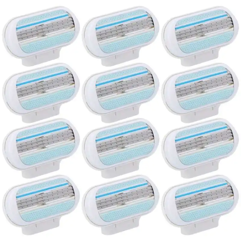 

Eyebrow Trimmer Easy To Wear Women's Razor Blade Refills 3 Blade Replacement Razor Blade for Body Armpit Hair Removal