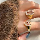 Женское кольцо с жемчугом, винтажное ажурное кольцо в южнокорейском стиле, 2020