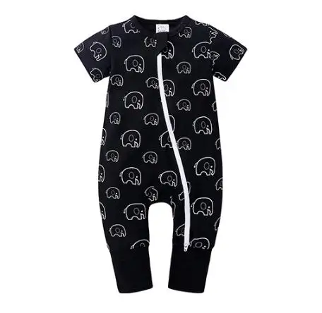 Детские комбинезоны унисекс Хлопковая одежда для мальчиков 0-24 месяцев Летний