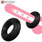 Силиконовое прочное кольцо для пениса Burningus, взрослые мужские Кольца для пениса, увеличенные резиновые мужские секс-игрушки для мужчин, пары, секс кольца