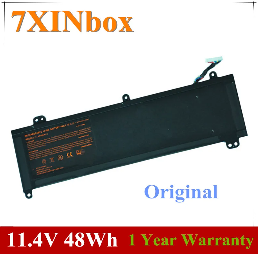 7XINbox 11 4 V 48wh оригинальный N550BAT 3 Аккумулятор для ноутбука Clevo N550RC N550RN/RC N551/RN/RC F57