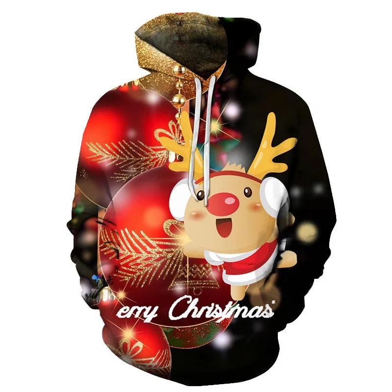 Женская уличная одежда с 3D-принтом смешного черепа пуловер в стиле Харадзюку