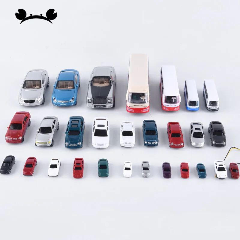 1:100 ~ 200 50 шт. раскрашенные модели автомобилей строительный поезд масштабная