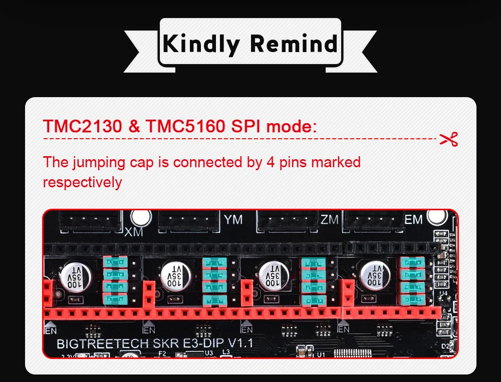 BIGTREETECH SKR E3 DIP V1.1 32 бит материнская плата с TMC2208 TMC2130 SPI драйвер для Ender 3/5 Pro VS GEN L SKR V1.3 SKR MINI E3