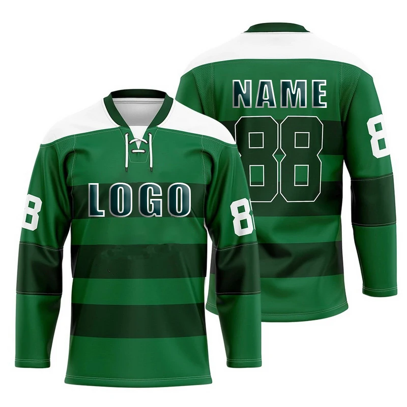 

Custom Your Brand Team League Hockey Jersey Shirts Authentic Polyester Durable Ice Hockey Goalie Jersey Please Select 4XL