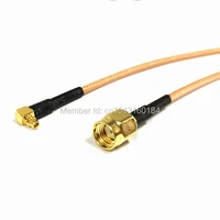 new rp sma male plug to mmcx male plug right angle connector rg316 cable 15cm30cm50cm adapter for wifi antenna