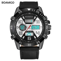fashion sports waterproof dual display mens watches multifunctional led electronic watches quality factory wholesale