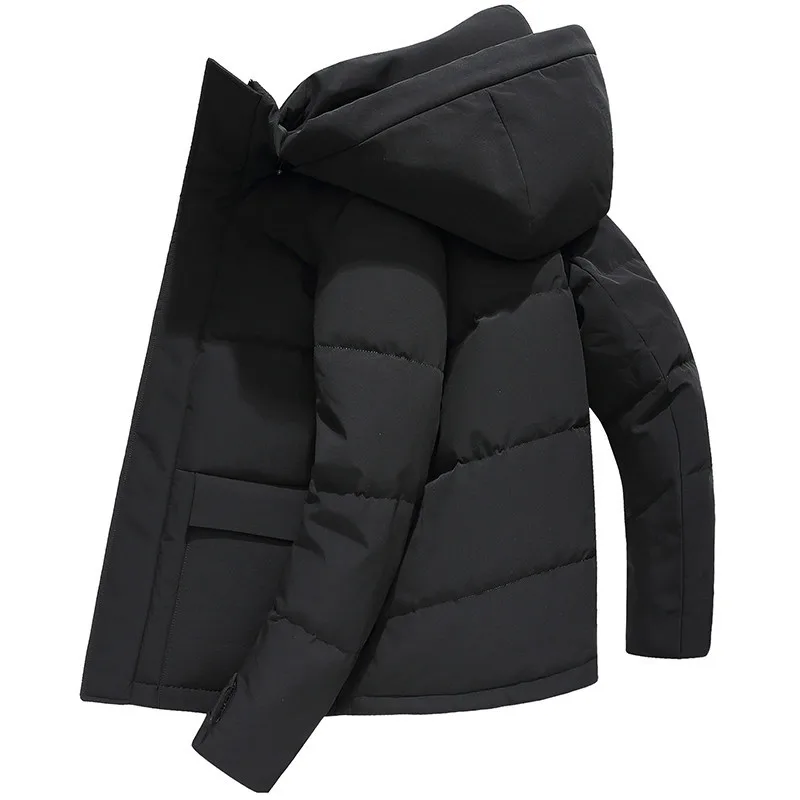 Мужская зимняя куртка на 90% белом утином пуху Корейская модель - Цена: 7622.17