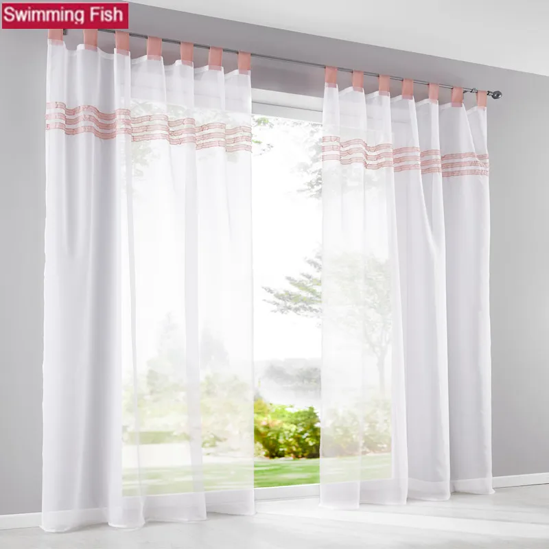 1 шт. прозрачные шторы для спальни 55 дюймов|Занавески| |