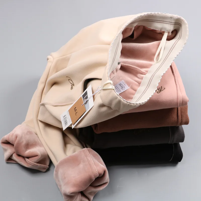 Женские брюки карандаш с высокой талией повседневные однотонные шаровары теплые