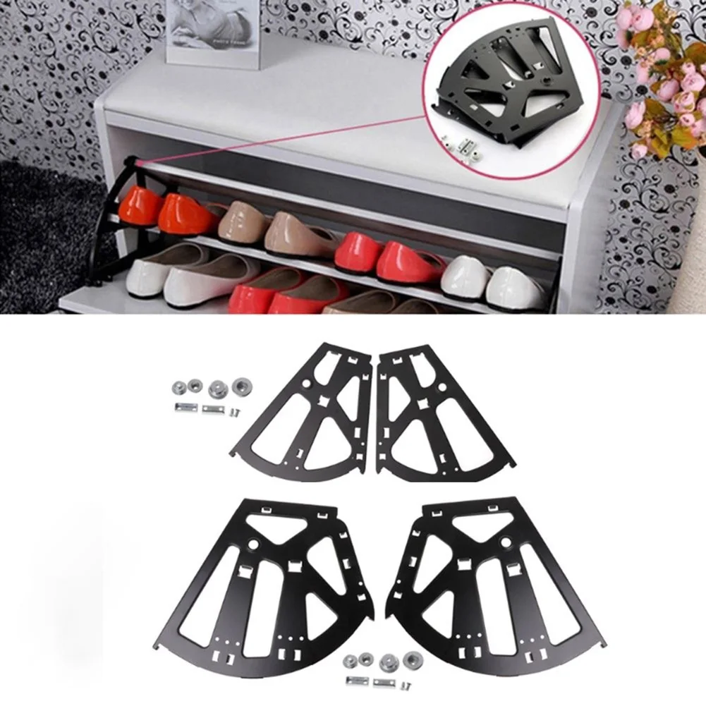 2 шт. откидная рама стойка полка для обуви петля Оборудование Аксессуары шкафа