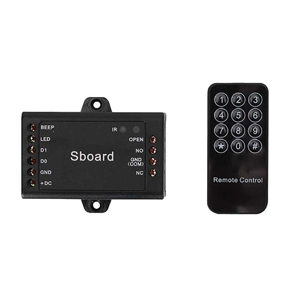 

Sboard Mini Single Door Access Control Board Wiegand 26~37 Bits Output 1000 users user data can be transferred