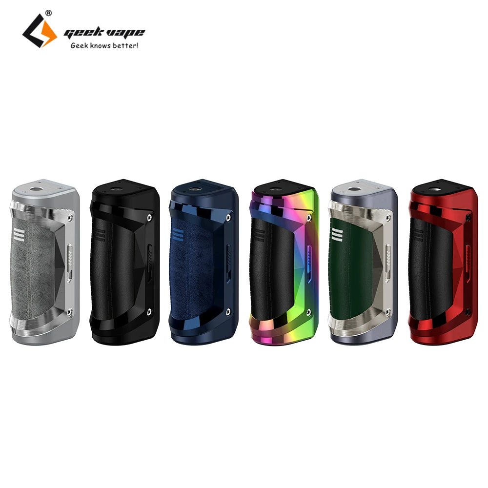 

Original Geekvape S100 Box Mod (Aegis Solo 2) 100W 1.08 Inch External 18650 Battery IP68 Waterproof Electronic Cigarette Box Mod