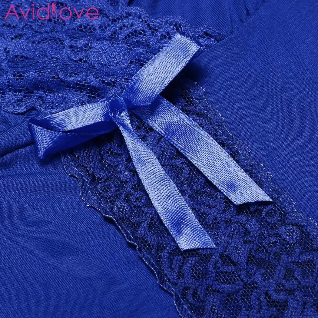 Avidlove женское сексуальное белье с бантиком Эротическая ночная рубашка кружевная