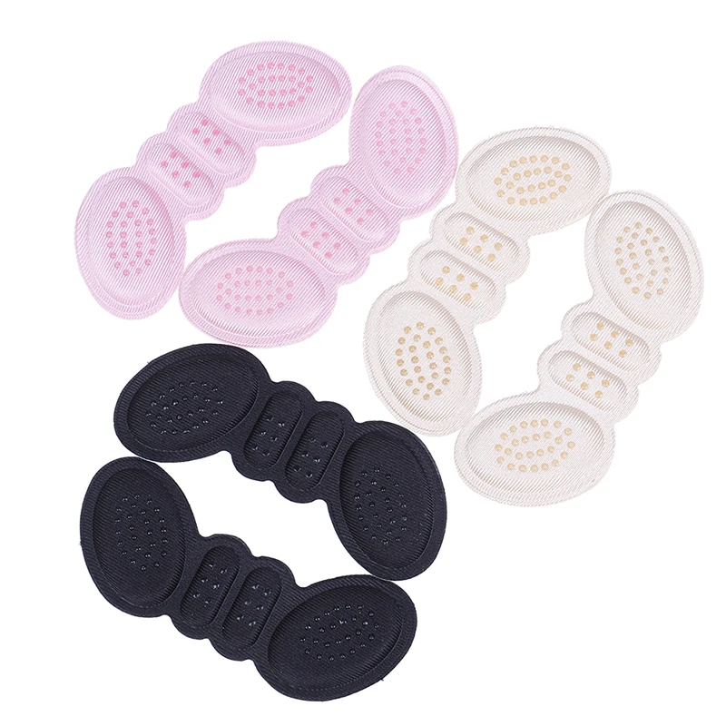 

1pair Cotton Gel Shoe Pads Insoles For Foot Care Foam Foot Shoe Heel Stick Toothpaste Protector Anti Slip Pad