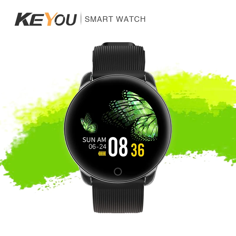 KEYOU мода спортивные часы KY99 мониторинг сердечного ритма артериального давления
