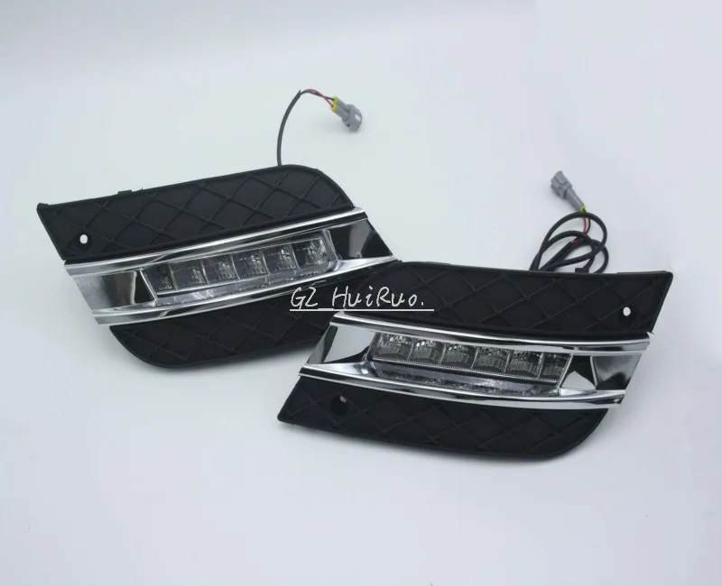 Светодиодный дневного вождения туман светильник лампа для Mercedes Benz W164 ML350 ML280 ML300