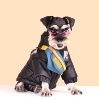 fashion dog cotton clothes windproof winter pet coat jacket reflective down cotton thicken winter warm clothes for small cat dog