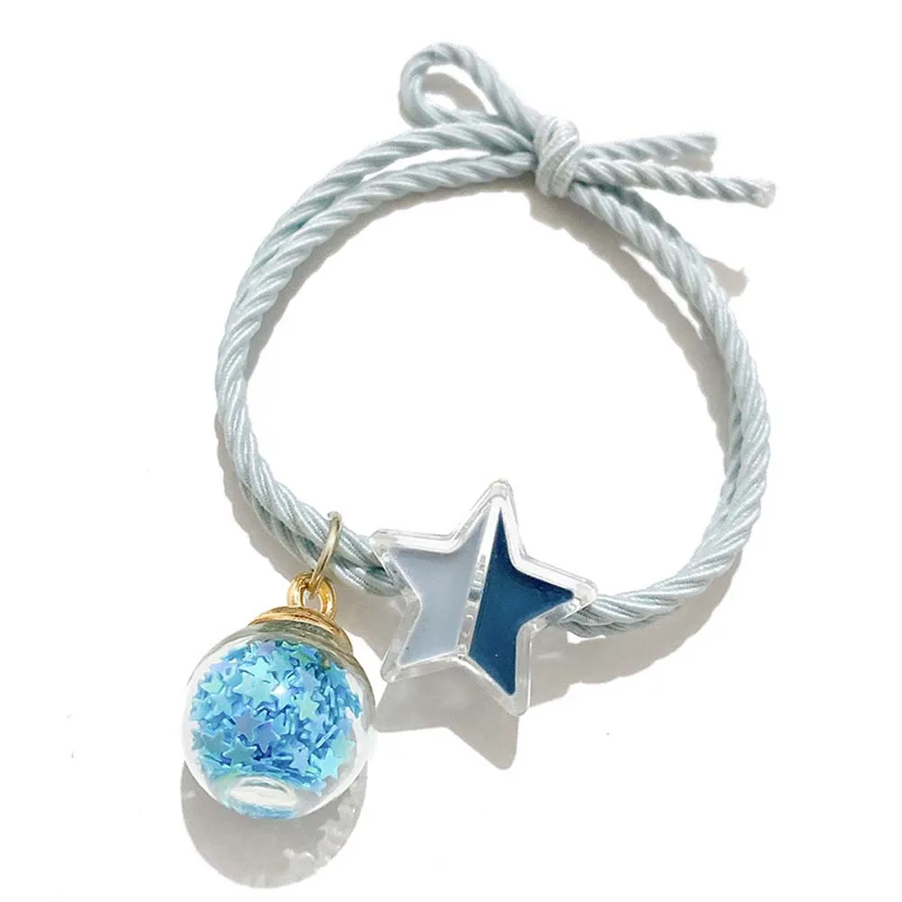 Корейский мечта планета желание звезда резинка для волос маленькие свежие