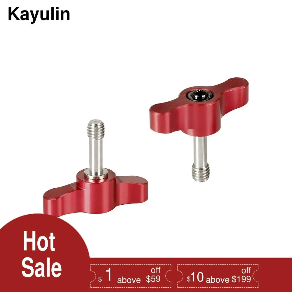 Универсальный винт Kayulin M6 × 18 красная ручка в сборе (2 шт.)|Аксессуары для