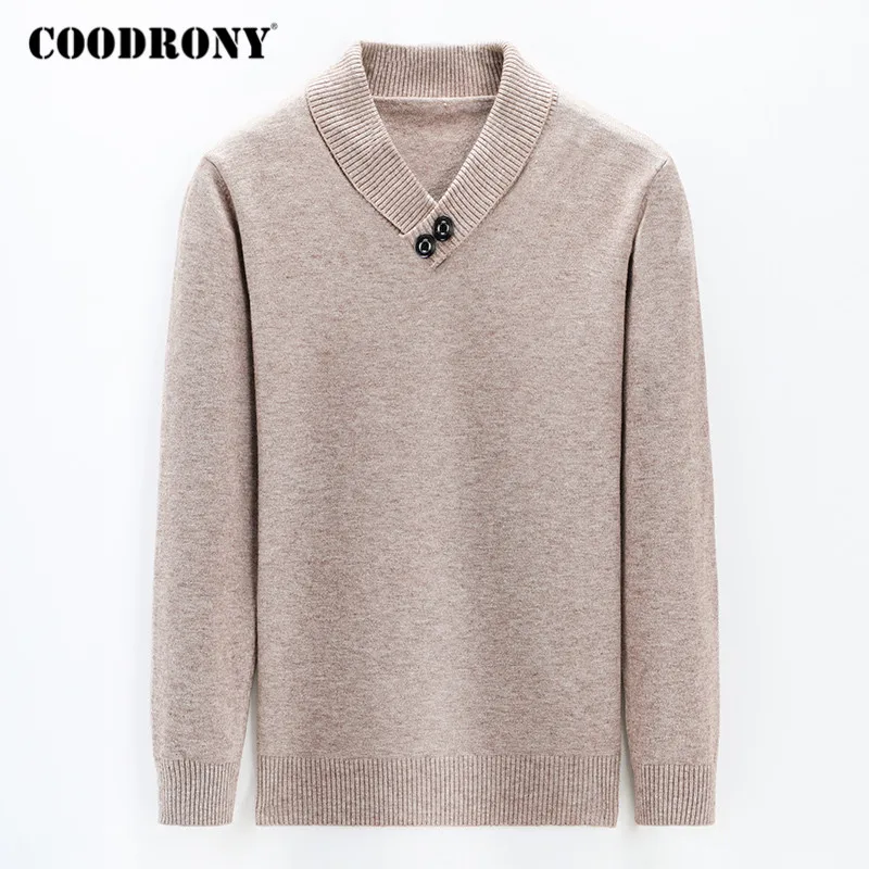 coodrony high quality soft warm autumn winter turtleneck sweater men streetwear fashion casual cotton pullover jumper tops c1228 free global shipping