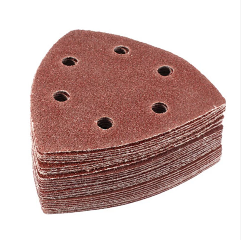 50 Grit 10pcs 50/400 Грит 5/10 шт./компл. Мышь шлифованные листы наждачная бумага для BLACK&DECKER ладони шлифовальный станок - Цвет: 50 Grit 10pcs