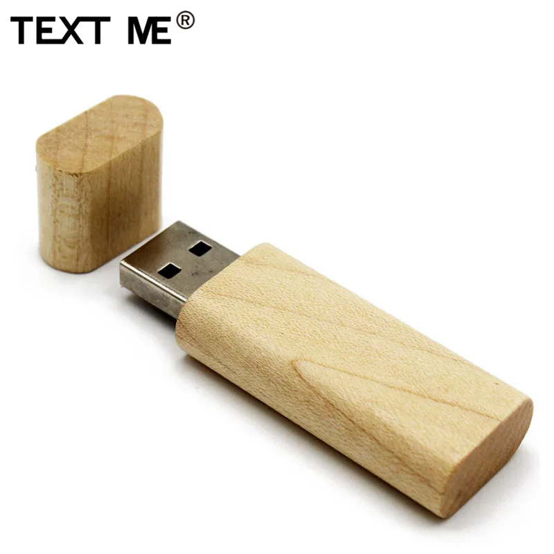 Usb флеш-накопитель с логотипом бамбукового ореха 4 ГБ 8 16 32 64 usb 2 0 5 цветов на заказ