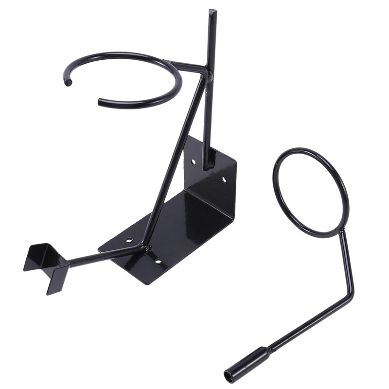 

Bracket Gravity Feed Paint Holder Sprayer Stand With Strainer Holder Wall Bench Paint Tools Parts