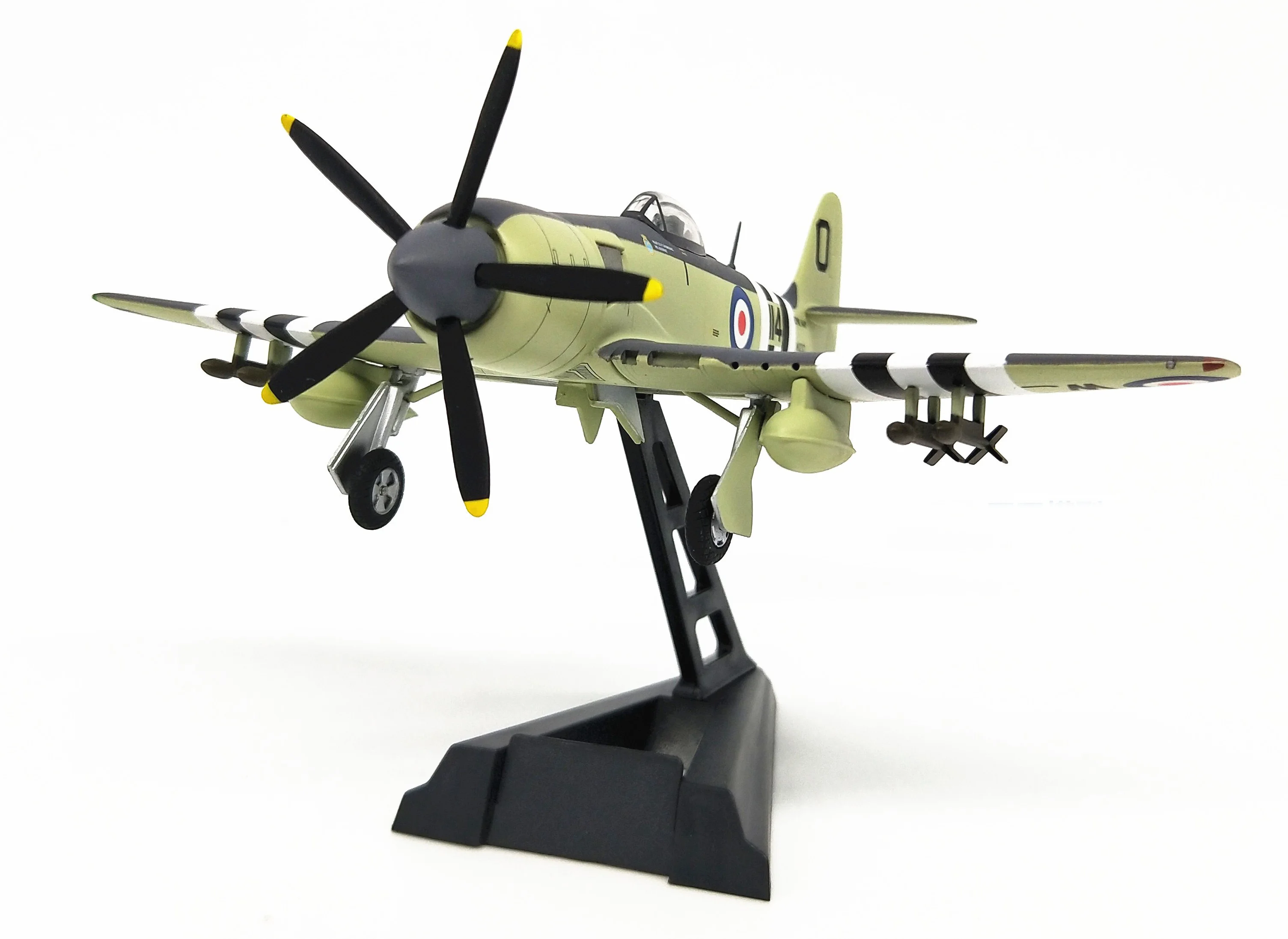 Fine 1: 72 мировая война II британский истребитель самолет Готовая модель самолета из