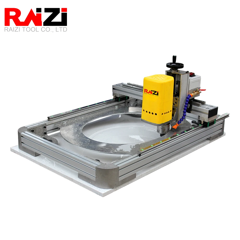 

Raizi 110V/220 Sink Hole Cutting Machine for Large Format Tile Granite Countertops Hole Drilling Forming Milling Machine