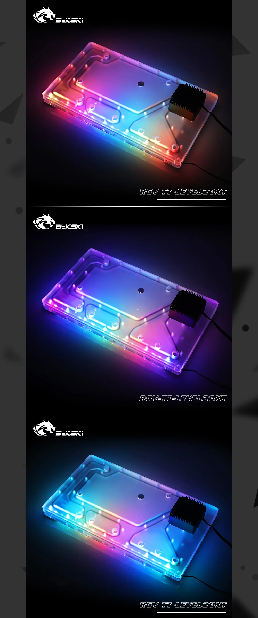 Bykski RGV-TT-LEVEL20XT, водные платы для Thermaltake Level20 XT чехол, для Intel cpu водоблок и один GPU корпус