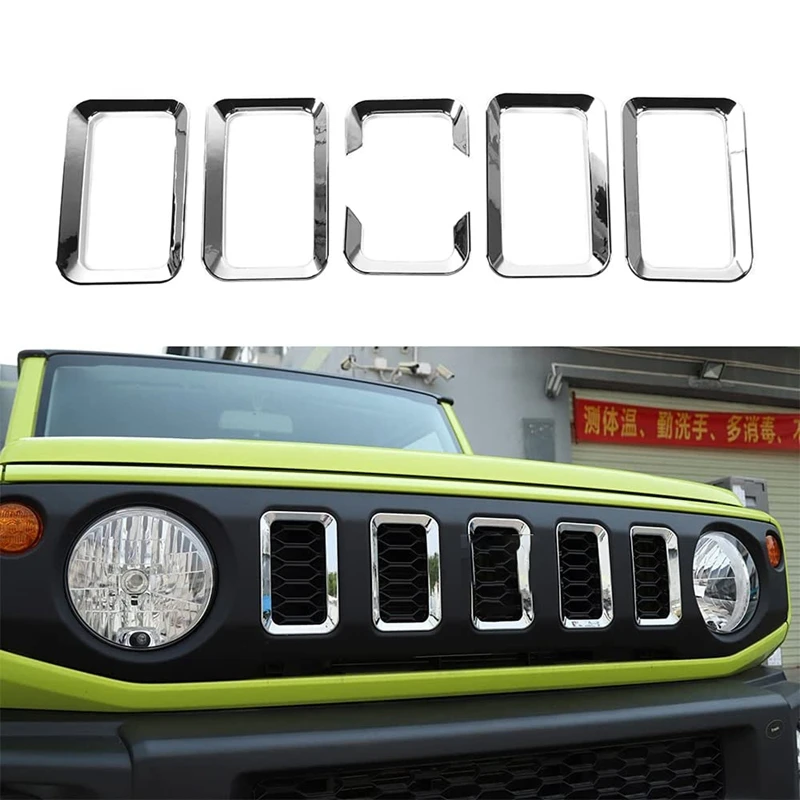 

Декоративные наклейки на переднюю решетку автомобиля Suzuki Jimny JB74 2019 2020
