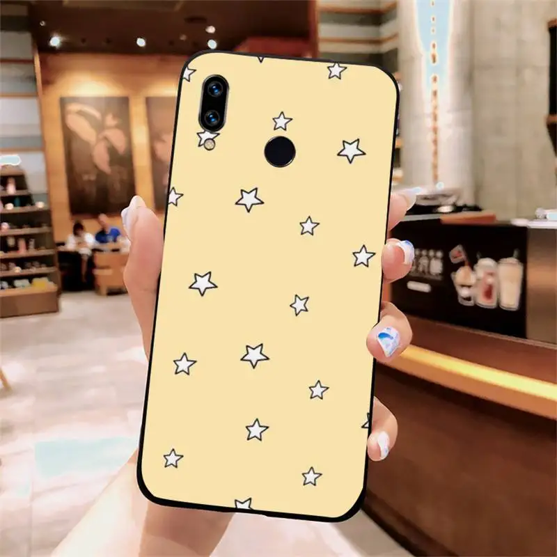 

Five-pointed star pink pattern Phone Case For Xiaomi Redmi note 7 8 9 t k30 max3 9 s 10 pro lite