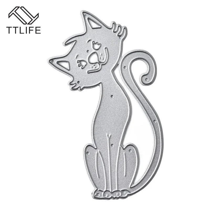 TTLIFE милые Вырубные штампы для скрапбукинга открыток тиснения трафарет вырубной