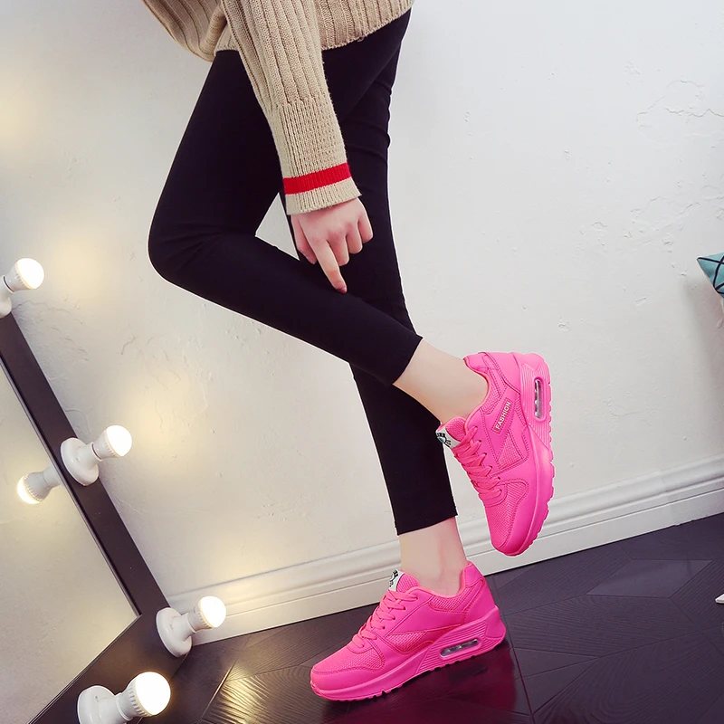 Женская обувь на плоской подошве Повседневные кроссовки из сетчатого материала