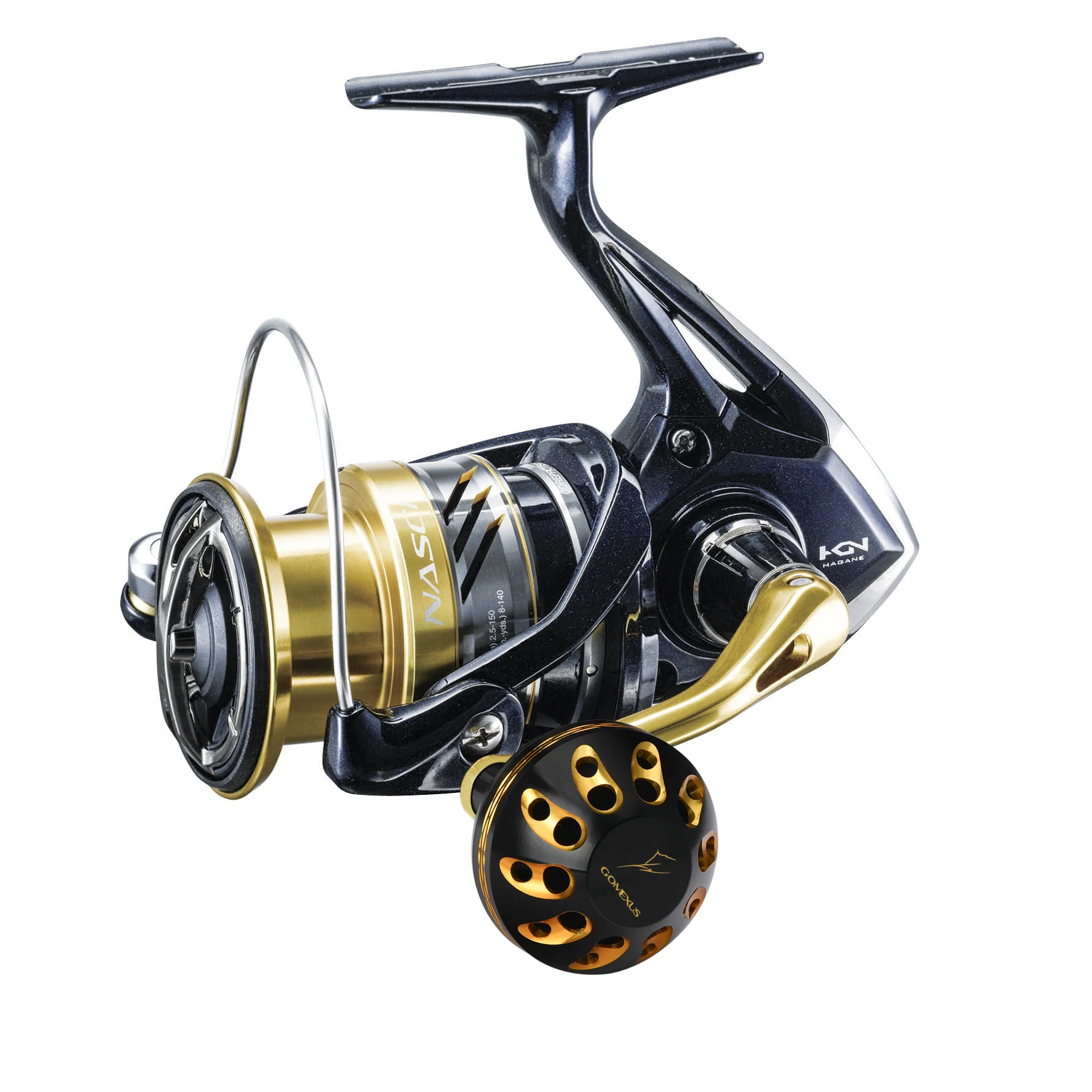 Gomexus ручка для катушки для Shimano AX FX IX Soare BB Sienna Nexave FD FE Daiwa развертки огонь 1000 2000 2500 3000 катушка 35 мм сверло