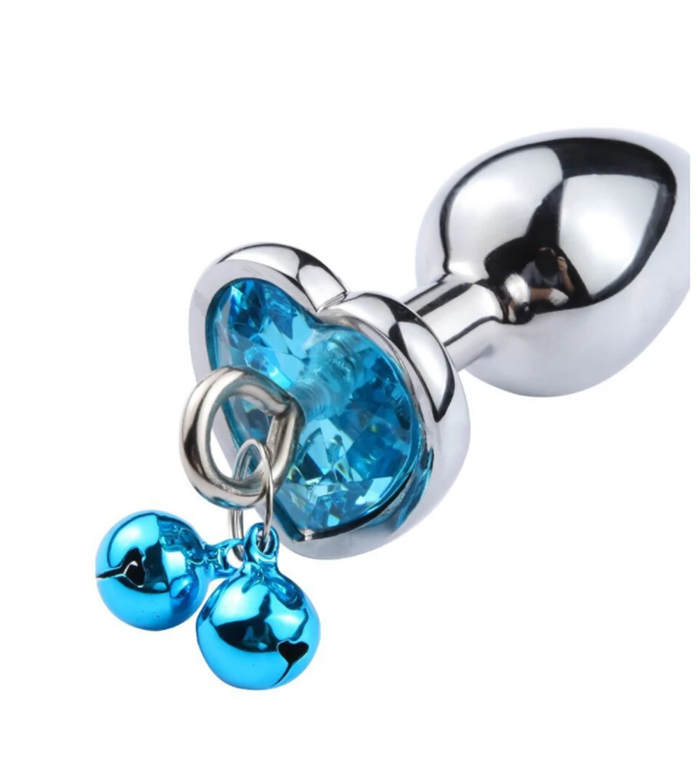 Металлическая Анальная пробка с колокольчиком Эспандер для секса мужчин и