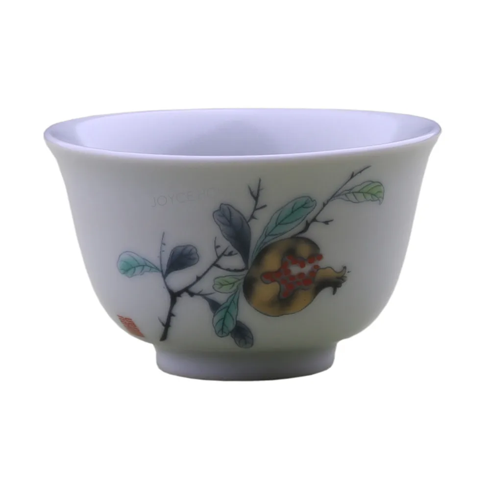 Фарфоровые чайные чашки китайские кунг фу набор чайных кружек из 2 керамических