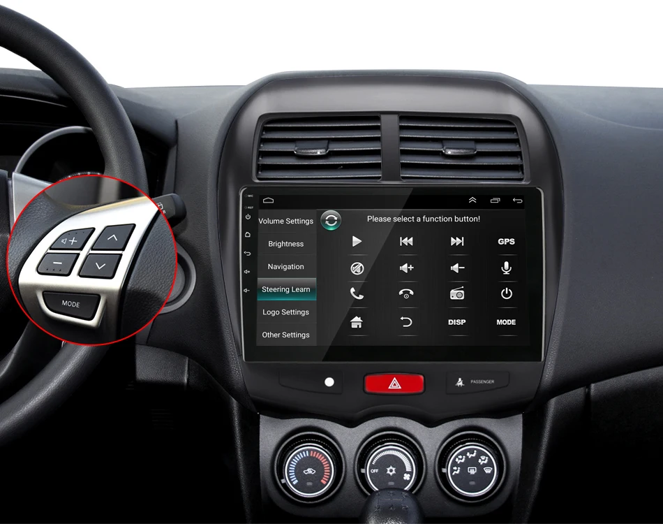 Jansite 1" 4G автомобильное радио для Mitsubishi ASX 2010- RDS Wifi Авторадио Android ips сенсорный экран Bluetooth плееры с рамкой