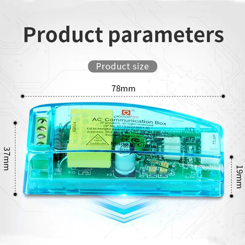 PZEM 004T 3 0 Версия TTL Modbus RTU измеритель мощности кВтч метр переменного тока