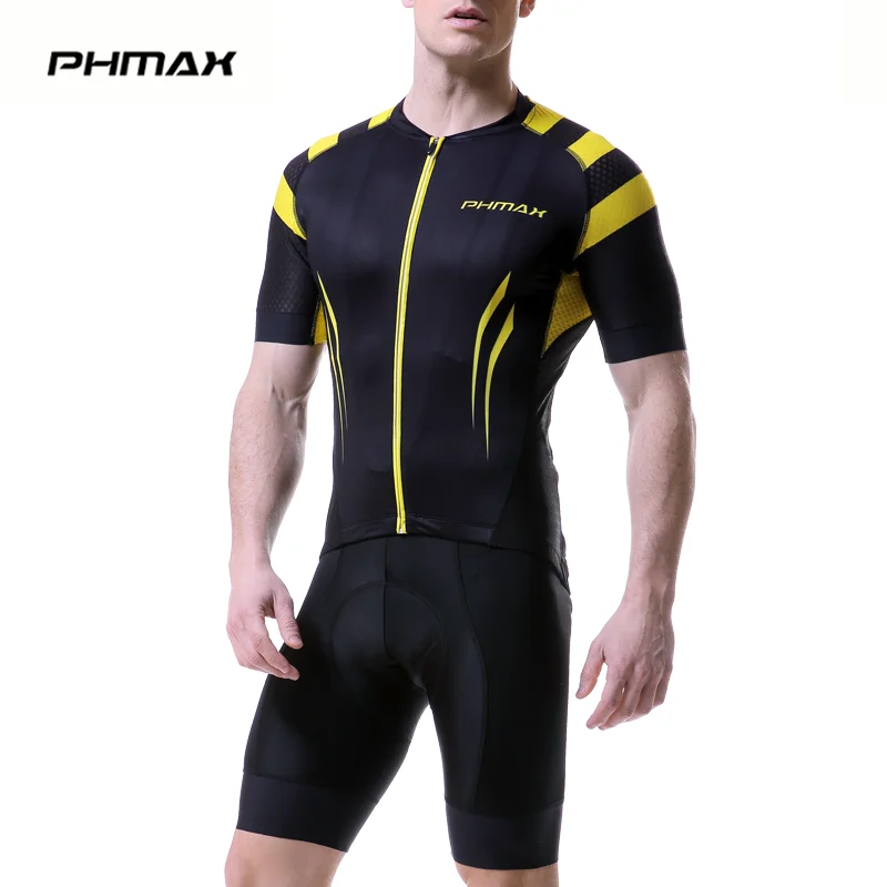 PHMAX Pro комплект летней одежды для велоспорта Мужская одежда горного велосипеда