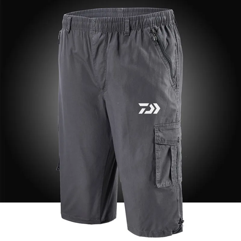 Summer Fishing Shorts Daiwa Clothes Men Outdoor Sport Cropped Trousers Breathable Nython Quick Dry Cycling | Спорт и развлечения