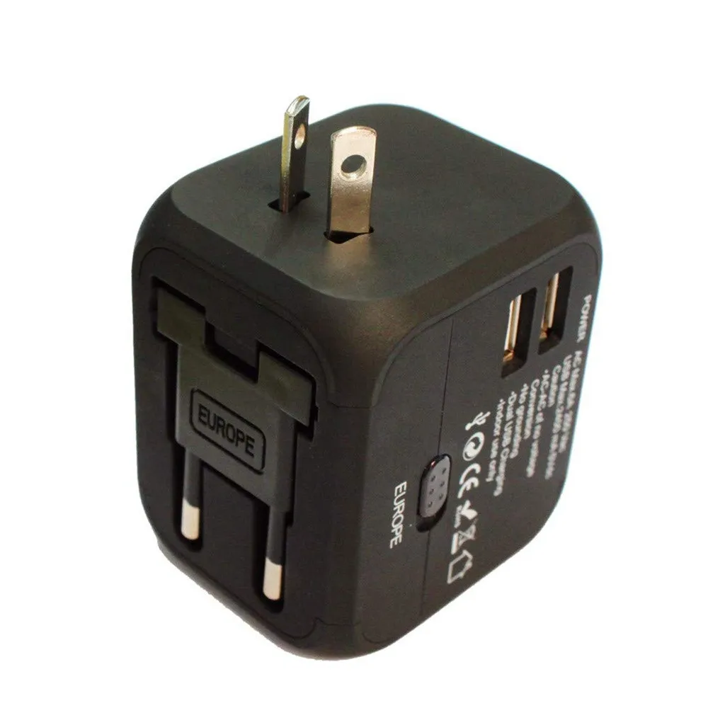 MOSUNX 2 USB зарядное устройство универсальный адаптер для путешествий