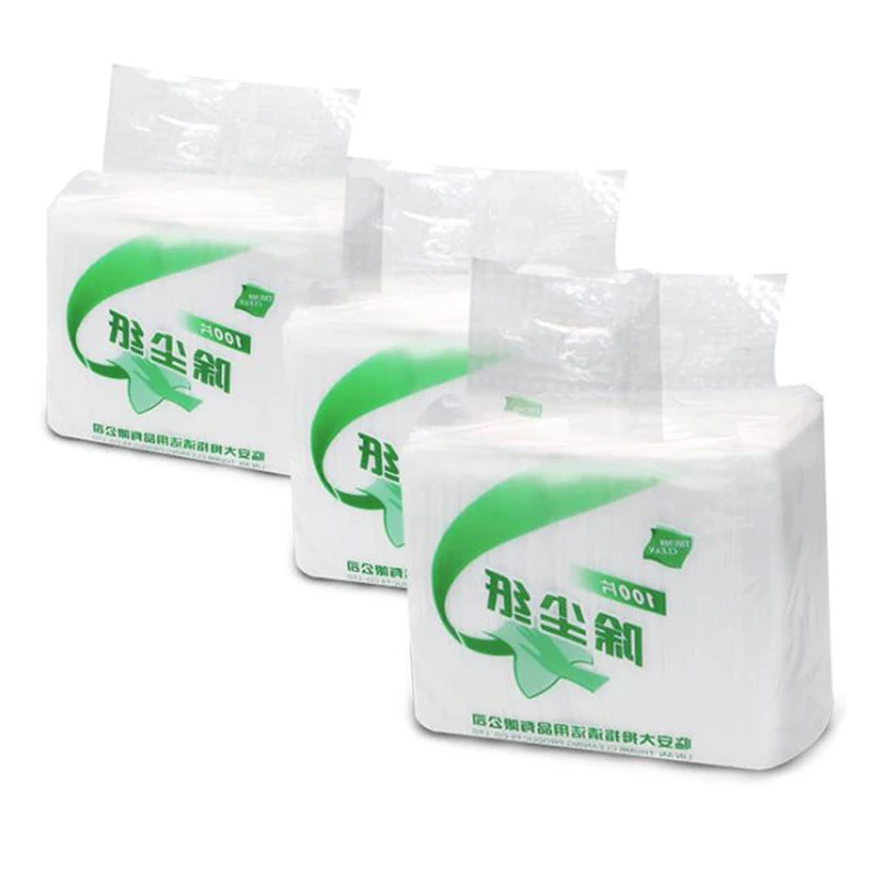 100 шт./лот одноразовая Электростатическая Швабра для удаления пыли бумага дома